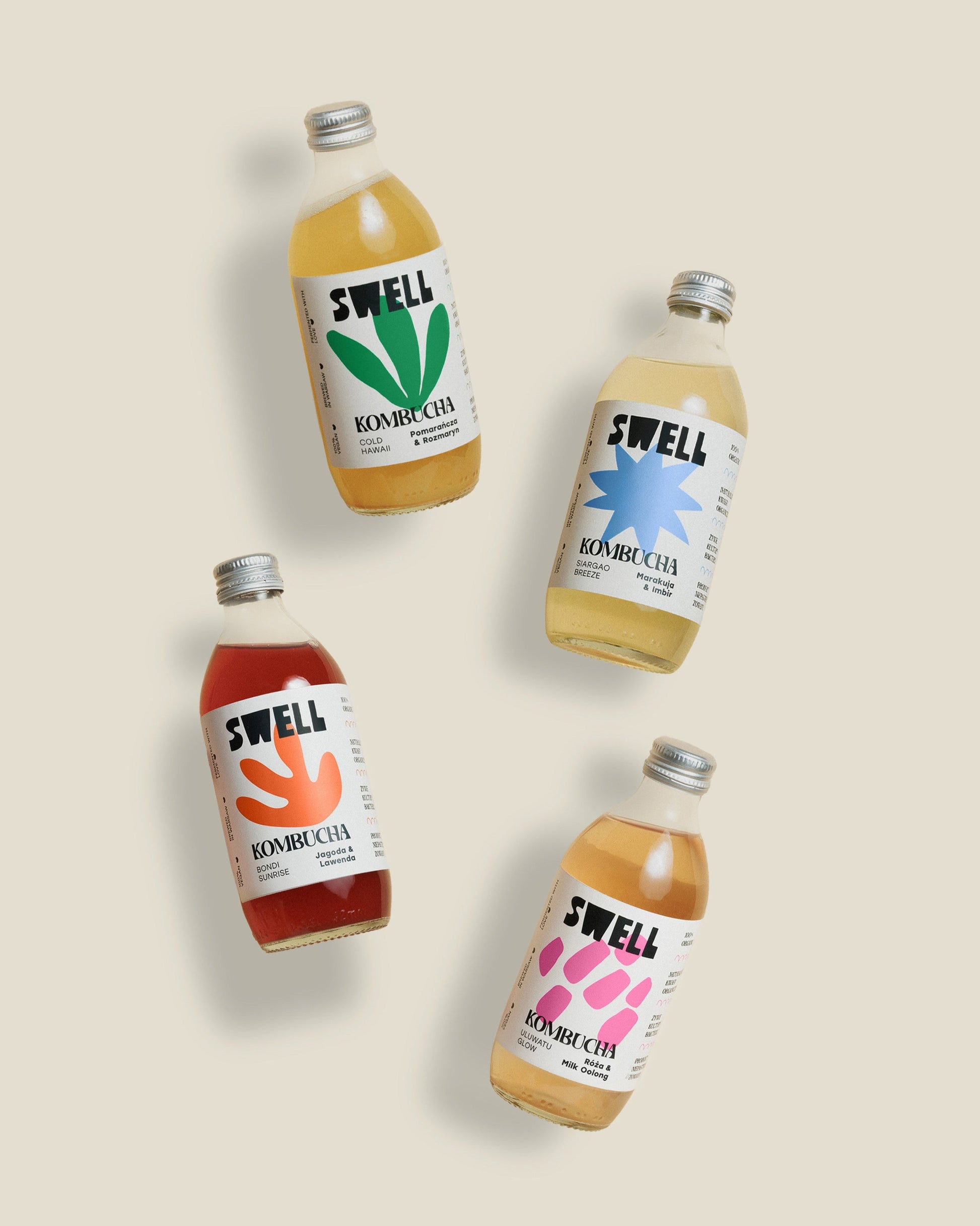 kombucha tasting box, w powietrzu